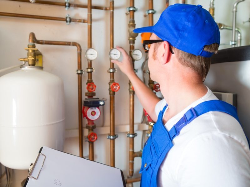 Water heater installation